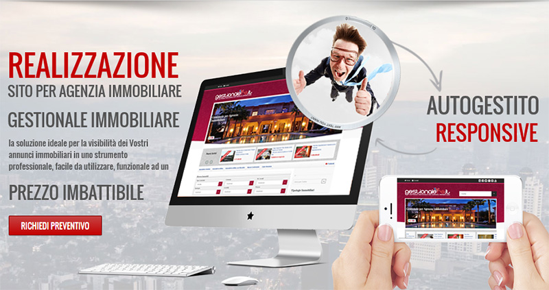 Sito per Agenzia Immobiliare Professional - Gestionale Immobiliare