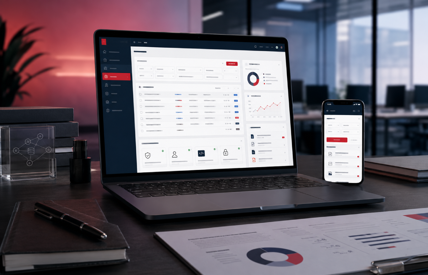 Portale web e database consultabile da computer e smartphone